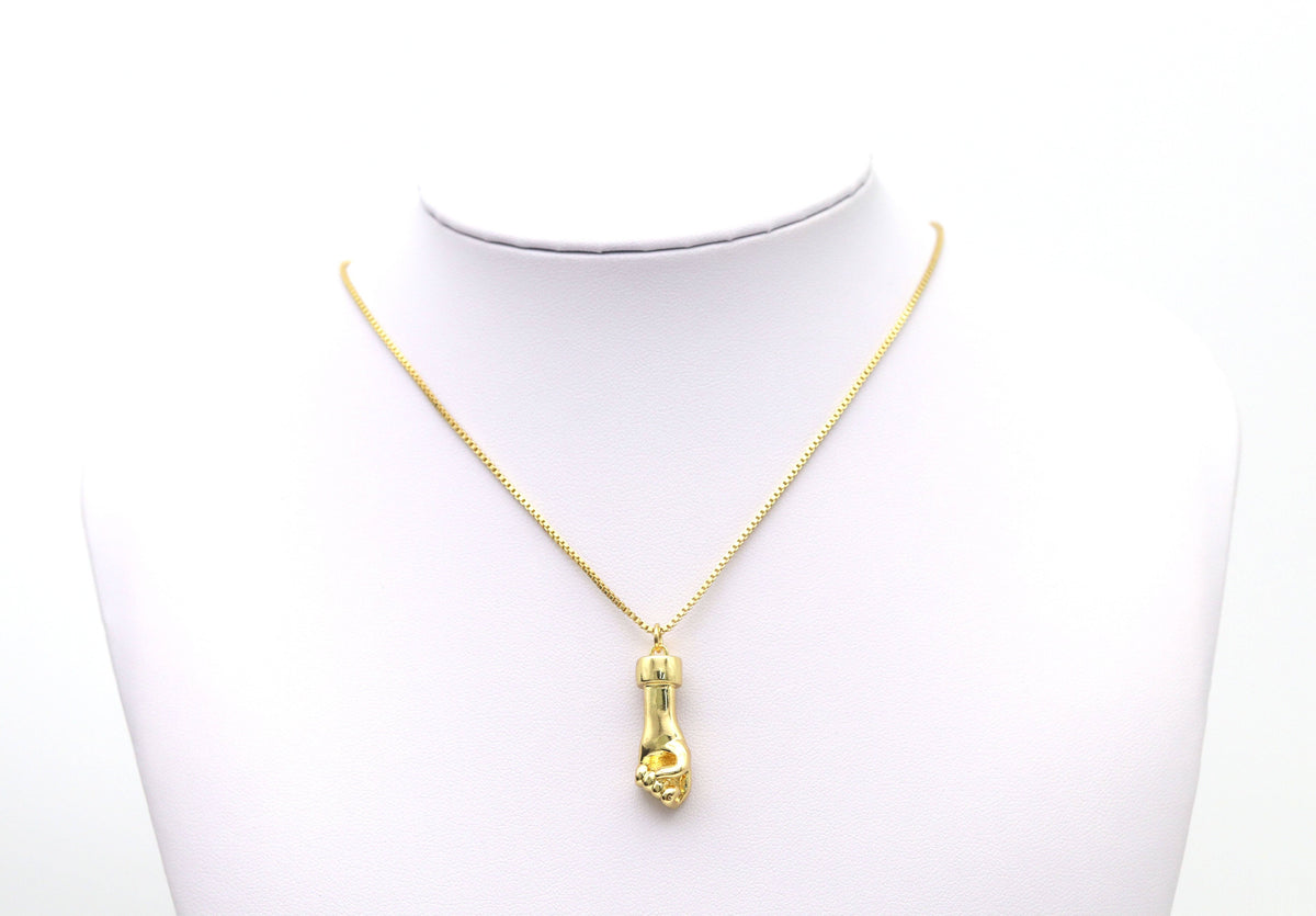 Gold Power Fist Charm, LK528