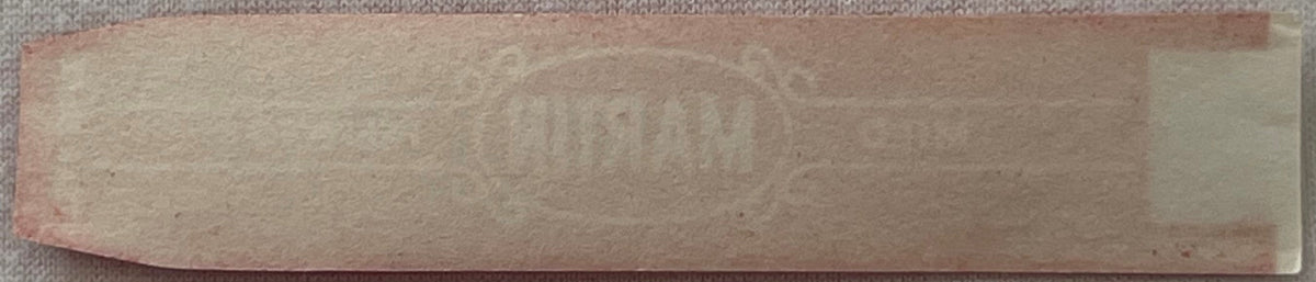 Vintage Martin Mild Perfecto π Cigar Band Label Burgundy Red New Old Stock Collector