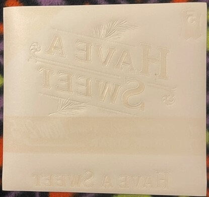 Antique Have A Sweet Cigar Label π Embossed Red & Gold Litho | Red Lion PA Beauty