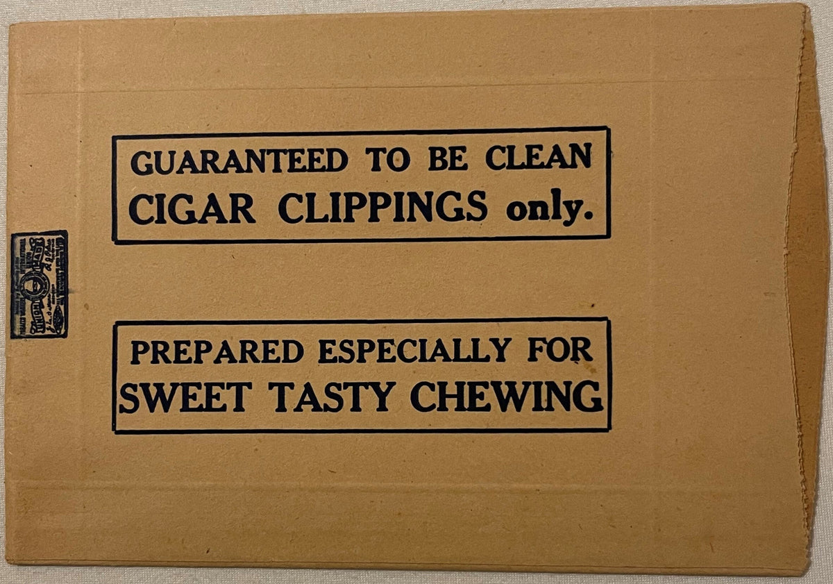 Vintage John Weisert Tobacco Co š Cigar Clippings Chewing Bag St. Louis MO 1930sā40s NOS
