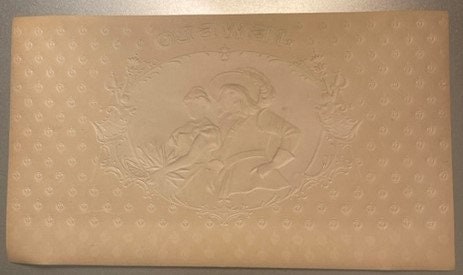 Antique Vintage 1900s - 1920s Jewelo Gold Embossed Cigar Label š¬ Swashbuckler