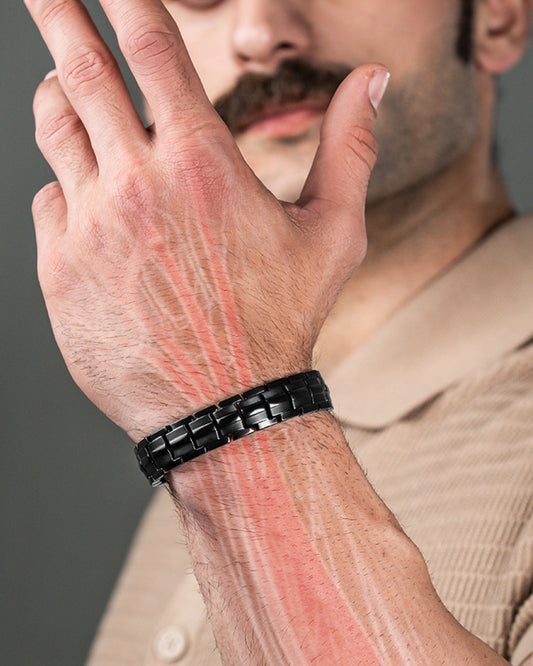 EllipseMAX Magnetic Bracelet for Men (Black)