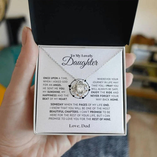 Dad's Love Necklace for Daughter