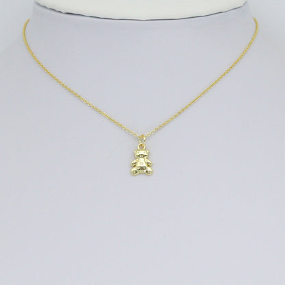 Cute Go Teddy Bear Charm Pendant, Sku#LD689