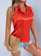Women's Solid Color Casual Color Satin Face Ding Shirt