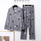 Mens Minimalist Long Sleeve Loungewear Pajamas