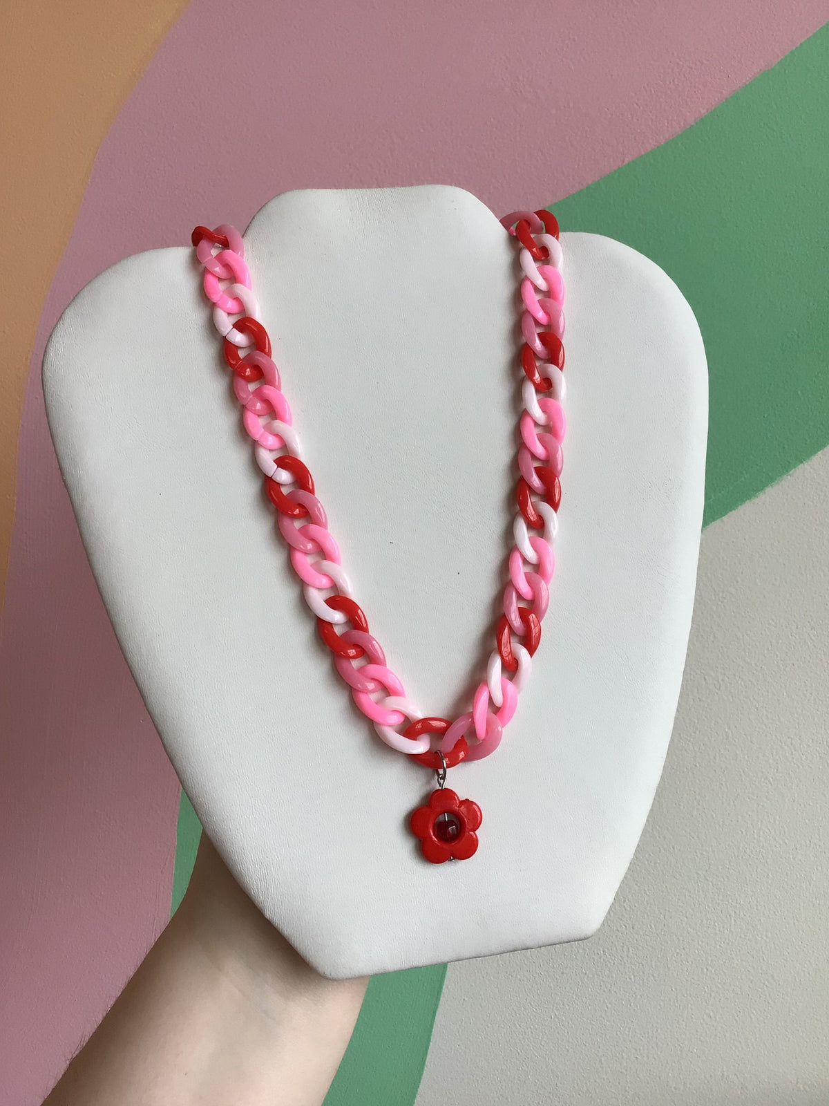 Happy Chain Link Necklace