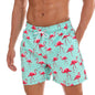 Mens Fashionable Sports Beach Shorts With 3D Digital Print, European And American Style