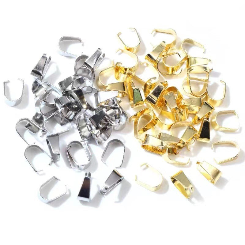 Alloy Oval Buckle Pendant Clip Accessory