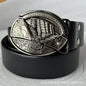 Smooth Buckle For Self-defense Trendy Punk-style Belt Buckle With A Distinctive Look