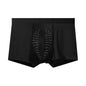Mens Breathable Summer Thin Boxer Briefs Seamless Boxer Style