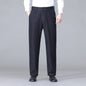 Mens Business High-Waisted Fashionable Casual Pants