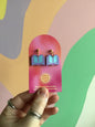 Single Open Book Earrings