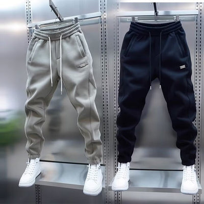 Shangbao Trendy Mens Spring Solid-Color Casual Sweatpants