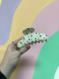 Cream Toile Hairclaws