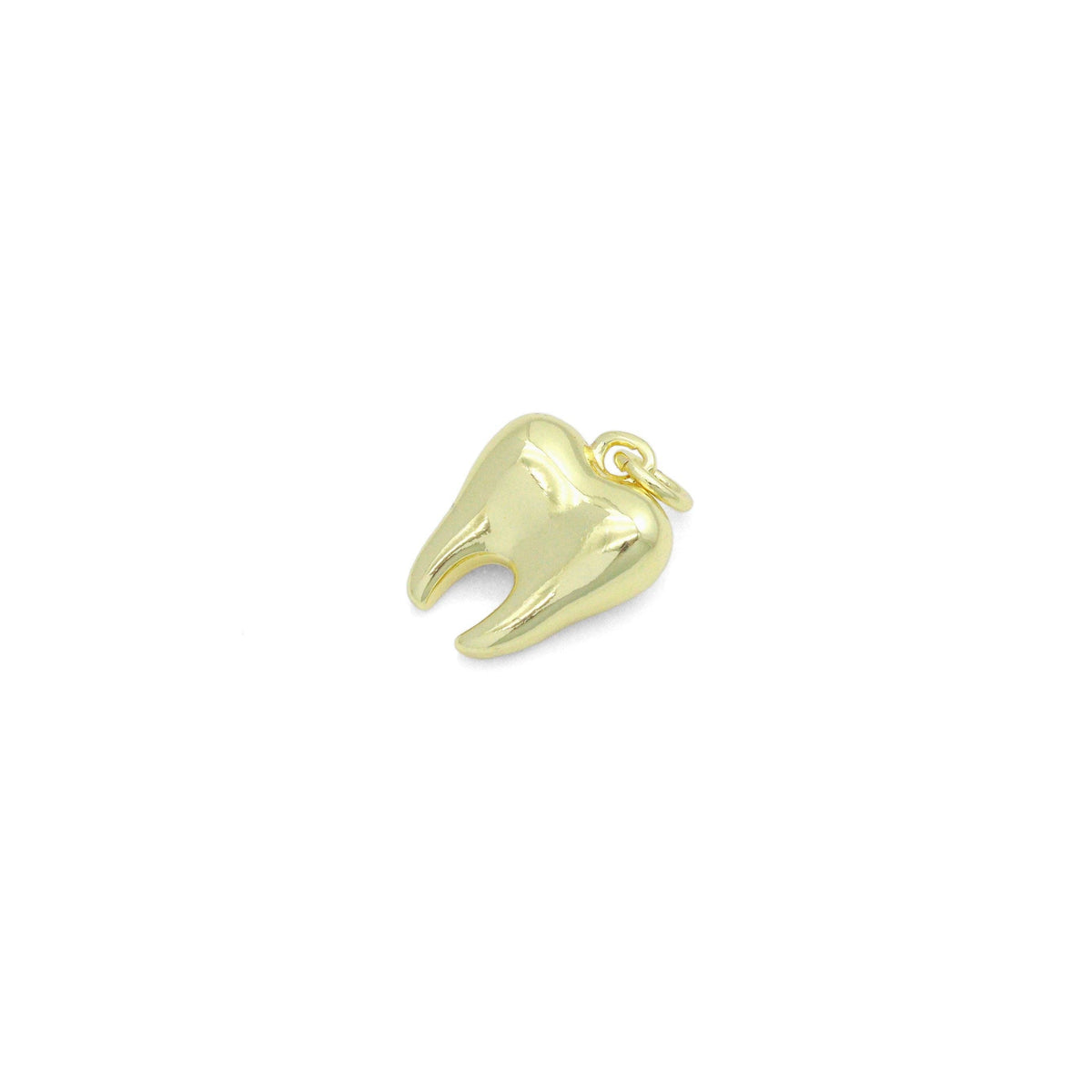 Slippy Gold Tooth Teeth Shape Charm Pendant,Sku#LD718