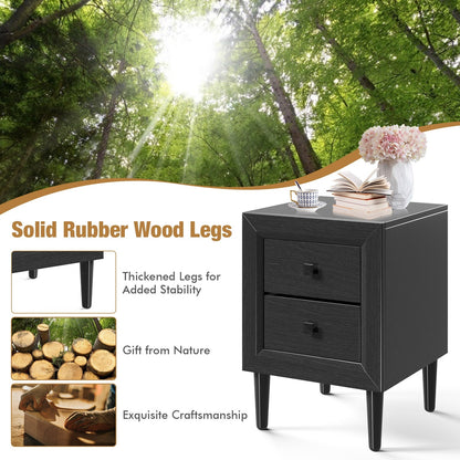 Multipurpose Retro Bedside Nightstand