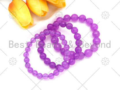 Pink/Lilac/Purple/Orange/Yellow/Lime/Blue Jade Bracelet