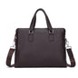 Genuine Leather Men's 14-inch Laptop Briefcase