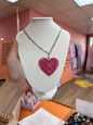 You've Got a Big Heart - Statement Acrylic Heart Charm Necklace