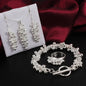 Grape Bracelet Necklace Earring Ring Set Of 4