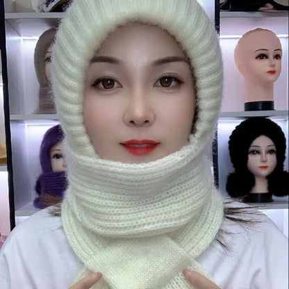 Hand-knitted Stylish And Versatile Outdoor Cold And Wind-proof Hat
