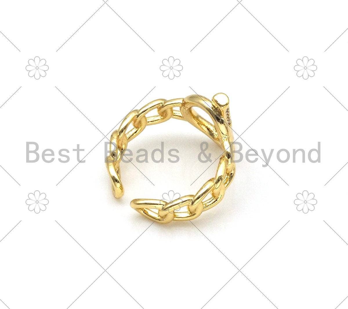 CZ Bar Statement Ring, Sku#LD141