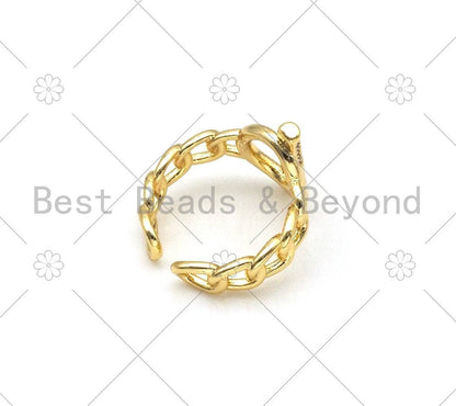 CZ Bar Statement Ring, Sku#LD141