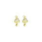 CZ Mushroom Gold Charm, Sku#LK913