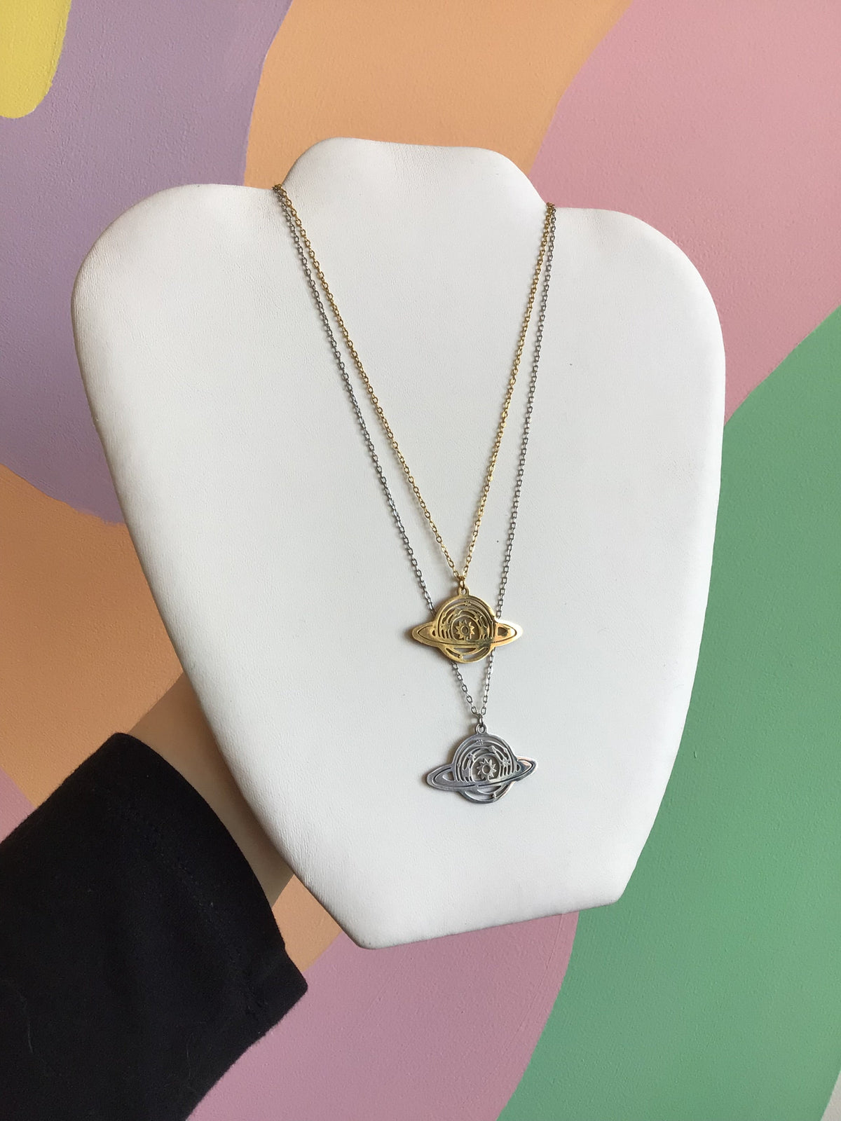 Fancy Planet Stainless Steel Necklace