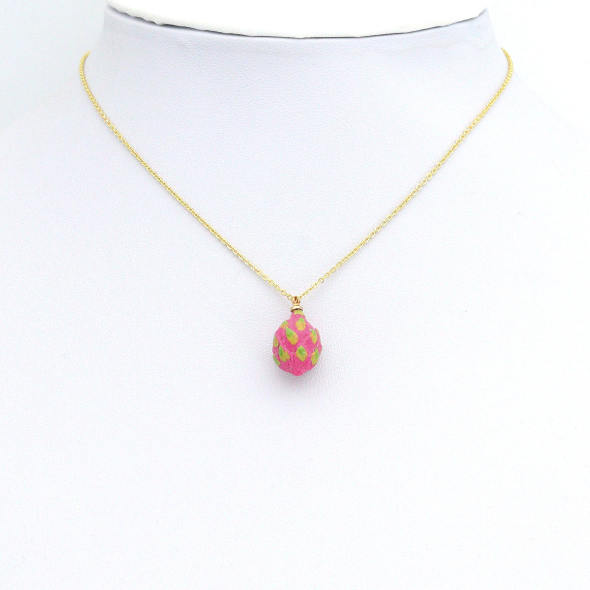 Cute Enamel Dragon Fruit Charm Pendant,Sku#LK1239