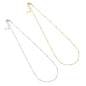 Gold Silver Rolo Link Dainty Ball Necklace, Sku#LD507