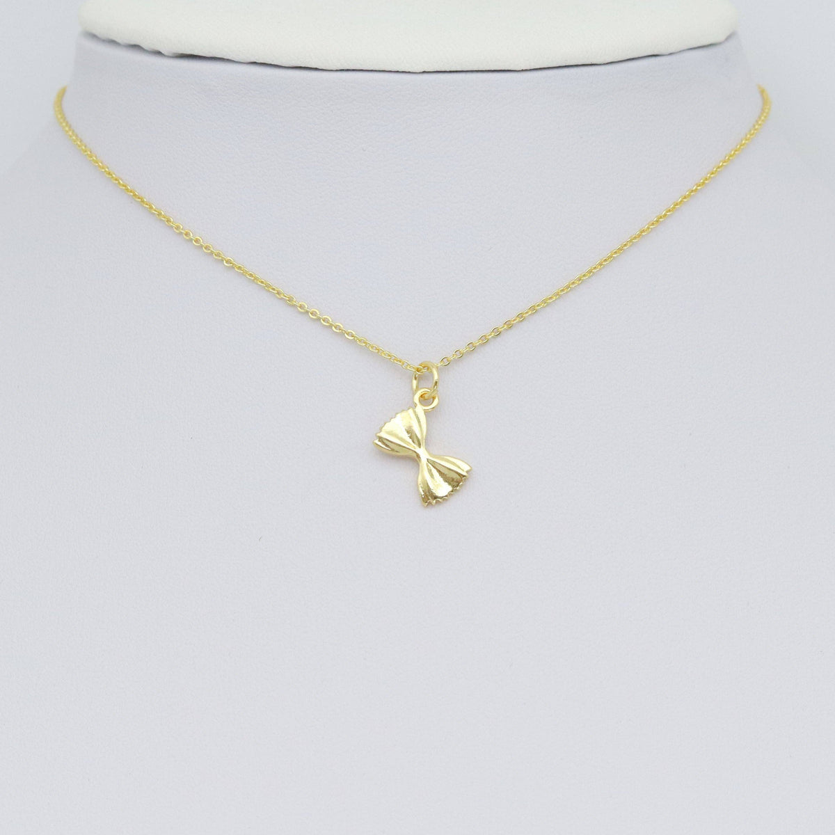 Gold Bow knot Charm Pendant, Sku#LK1018