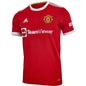 adidas Mens 2021-22 Manchester United Home Jersey (Real Red X-Large)