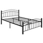 Modern Platform Bed with Headboard and Footboard