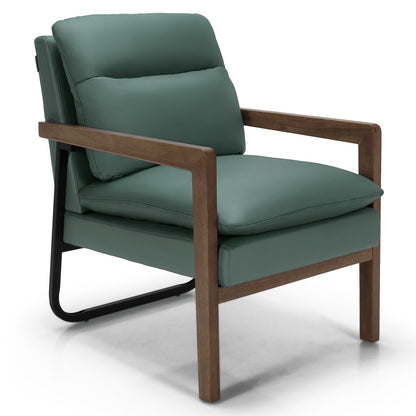 Single Sofa Chair with Extra-Thick Padded Backrest and Seat Cushion