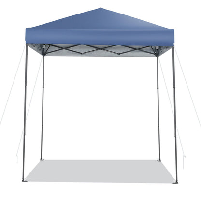 6.6 x 6.6 Feet Outdoor Pop-up Canopy Tent with UPF 50+ Sun Protection