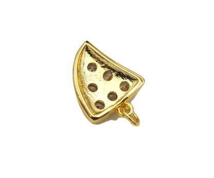 CZ Horn Shape Pendant, Sku#LK204