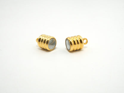 Silver/Gold/Black Plated Strong Magnetic Cylinder Clasp, 8X23mm Clasps, Beading supplies, Secure Clasp,SKU#C65