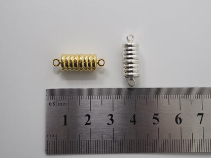 Silver/Gold/Black Plated Strong Magnetic Cylinder Clasp, 8X23mm Clasps, Beading supplies, Secure Clasp,SKU#C65