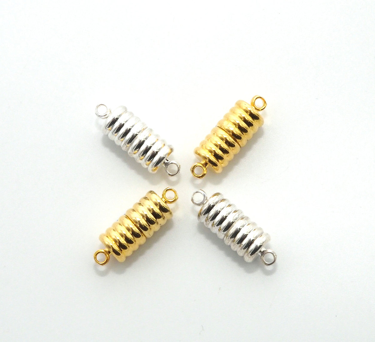 Silver/Gold/Black Plated Strong Magnetic Cylinder Clasp, 8X23mm Clasps, Beading supplies, Secure Clasp,SKU#C65