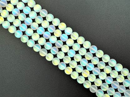 Beautiful White Spectrolite Quartz Matte,sku#U295