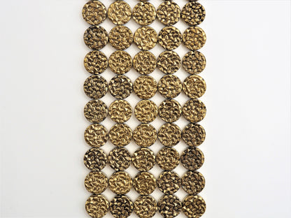 Natural Gold Druzy Style Hematite Beads, S101