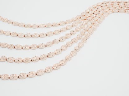 DRUZY Style Natural Light Rose Gold Hematite, 10x14mm, S105