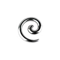 10G Surgical Steel Curved Spiral Taper