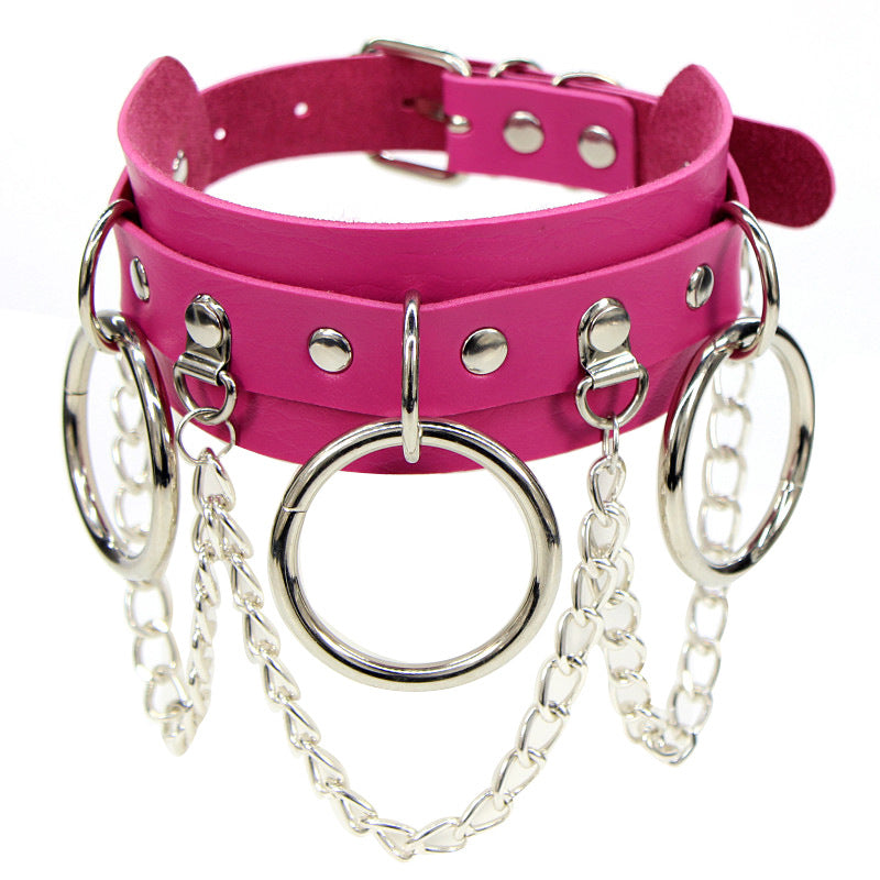 Personality Punk Street Shooting Nightclub Chain Necklaces