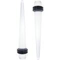 2G Clear UV Acrylic Straight Taper Set