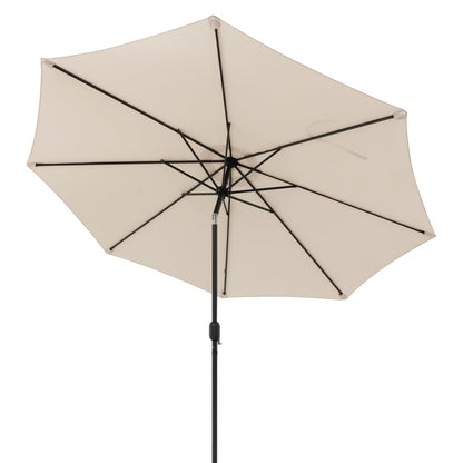 10 Feet Outdoor Patio Umbrella with Tilt Adjustment and Crank