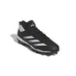adidas Mens Adizero Impact Molded Baseball Sneaker Black/White/Black 9.5