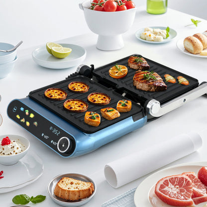 1200W Press Grill with LED Display